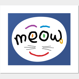 Meow Posters and Art